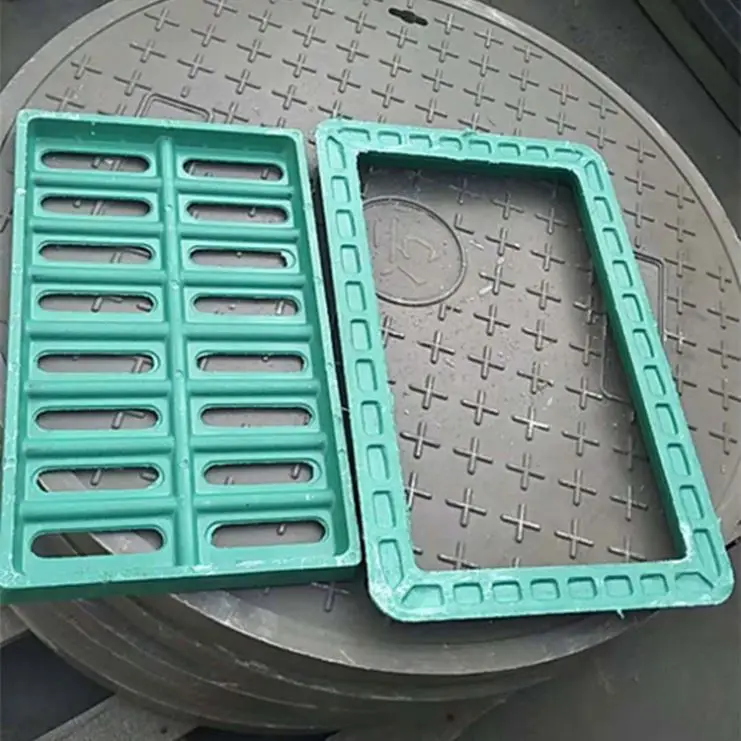 
Impact resistance sand fiberglass road manhole cover for sidewalk 