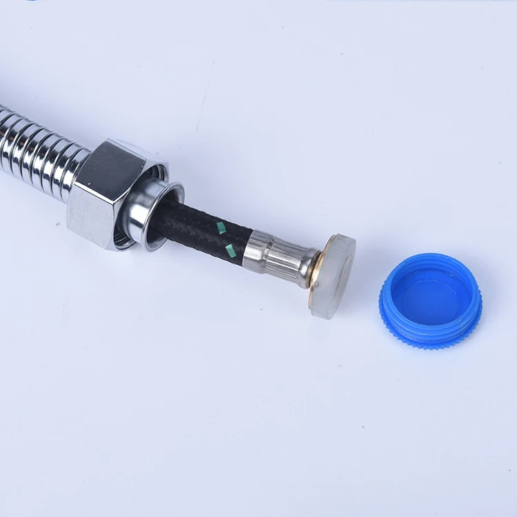 High Quality Chrome Pull-Out Braided Double Lock Shower Hose Pipe Toilet Bathroom Stainless Steel Flexible Hose