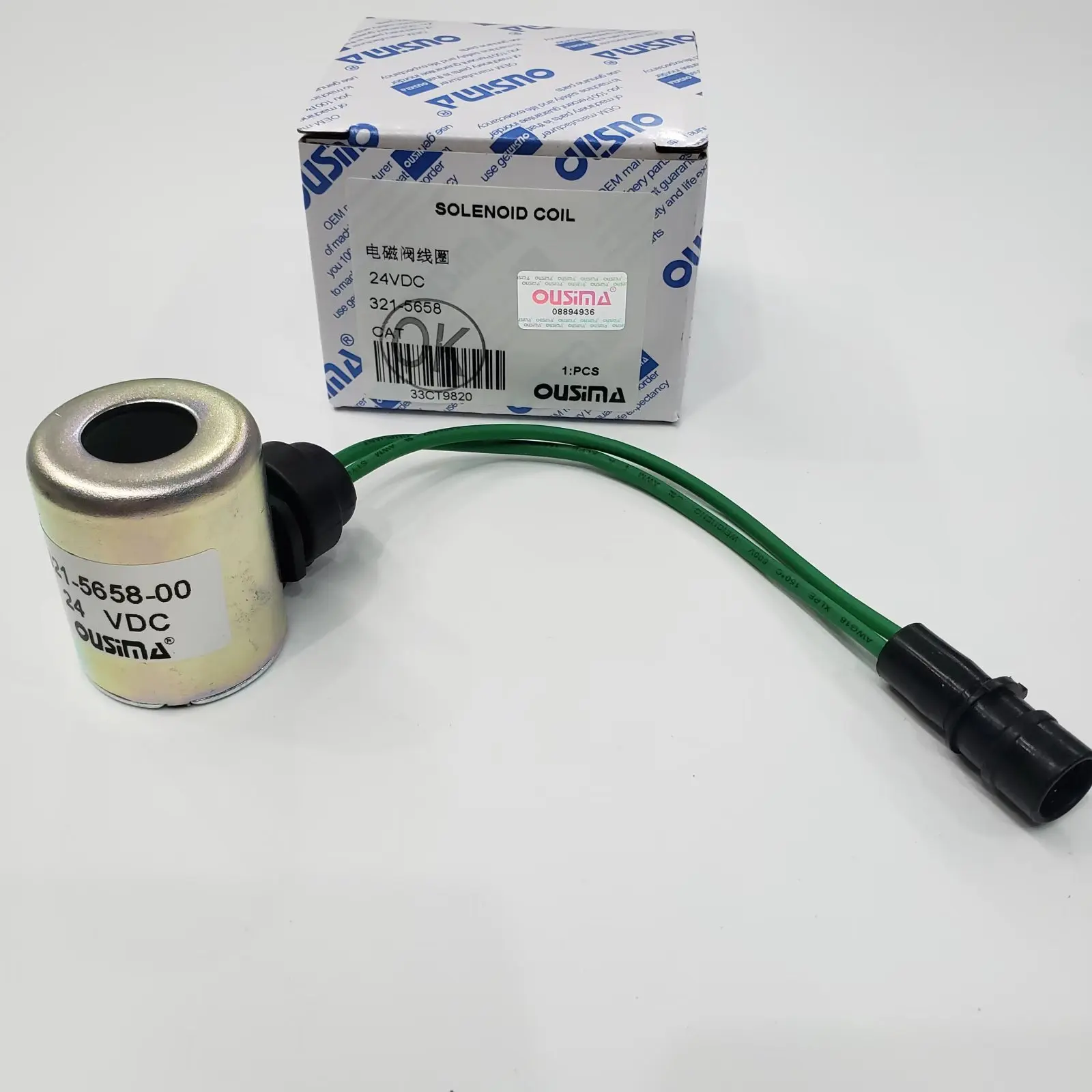 OUSIMA Solenoid valve core 321-5658 24VDC For cat