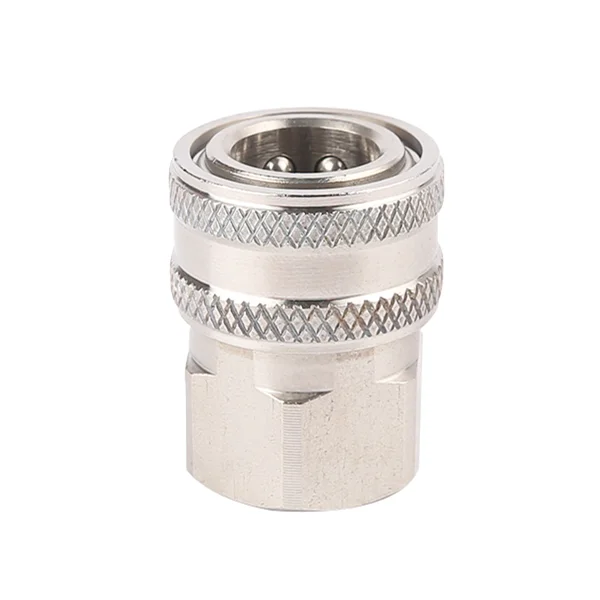 5000 PSI 1/4 or 3/8 Inch Pressure Washer Hose Quick Disconnects Coupling Socket Stainless Steel