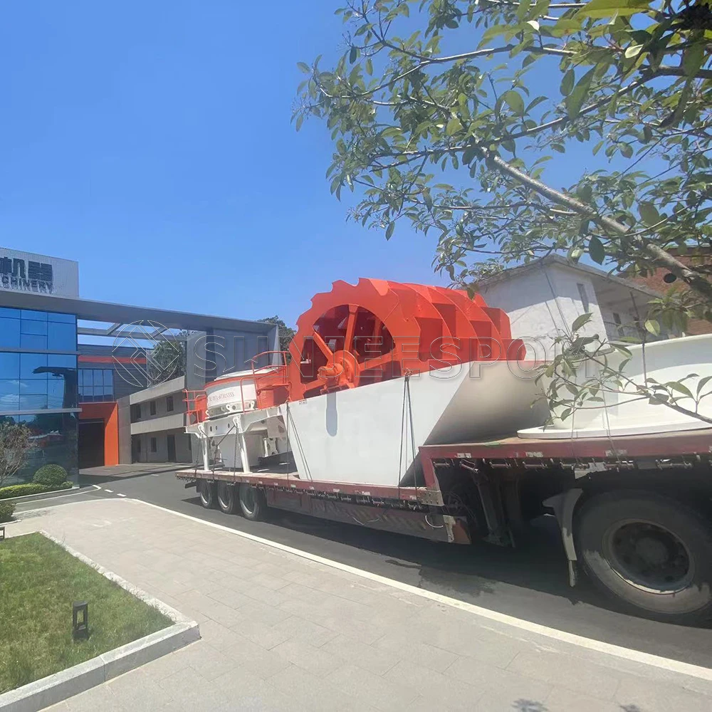 50ton per hour bucket wheel sand washing machine XS 2900 marine river yellow sand washer