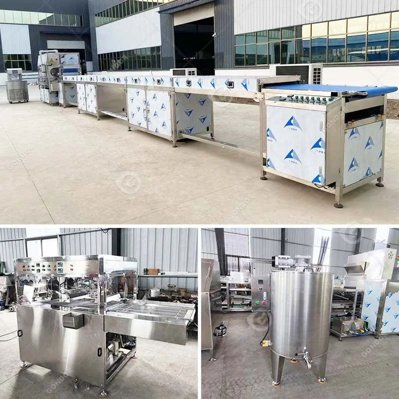 Professional Half Dressing 5 Beck Lab Wafer Stick Chocolate Belt Line Coating Enrobe Machine for Biscuits