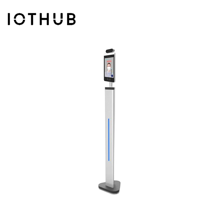 
Ai Intelligent Digital Face Recognition Lcd Display Hands Free Camera Normal Measurement Integrated Thermal Thermometer Access 