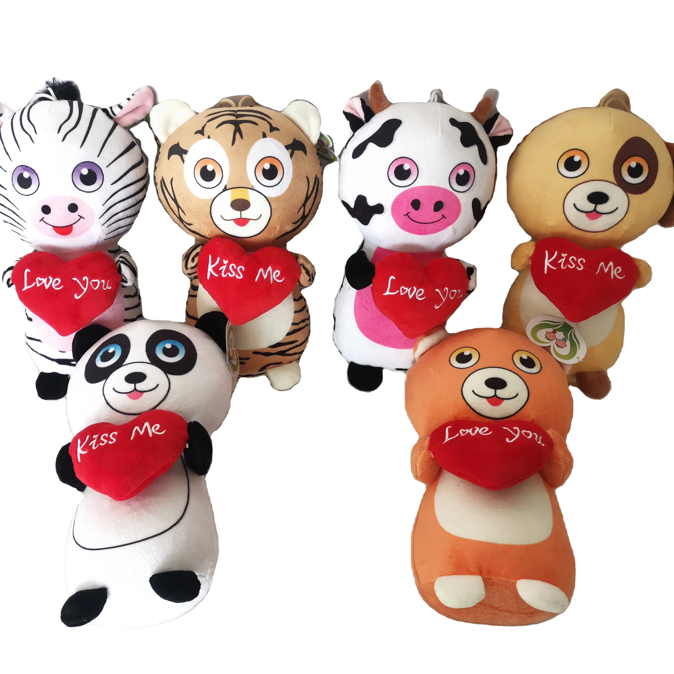 
High Quality Custom Plush Happy animal series plush toys sale baby toys for gift 