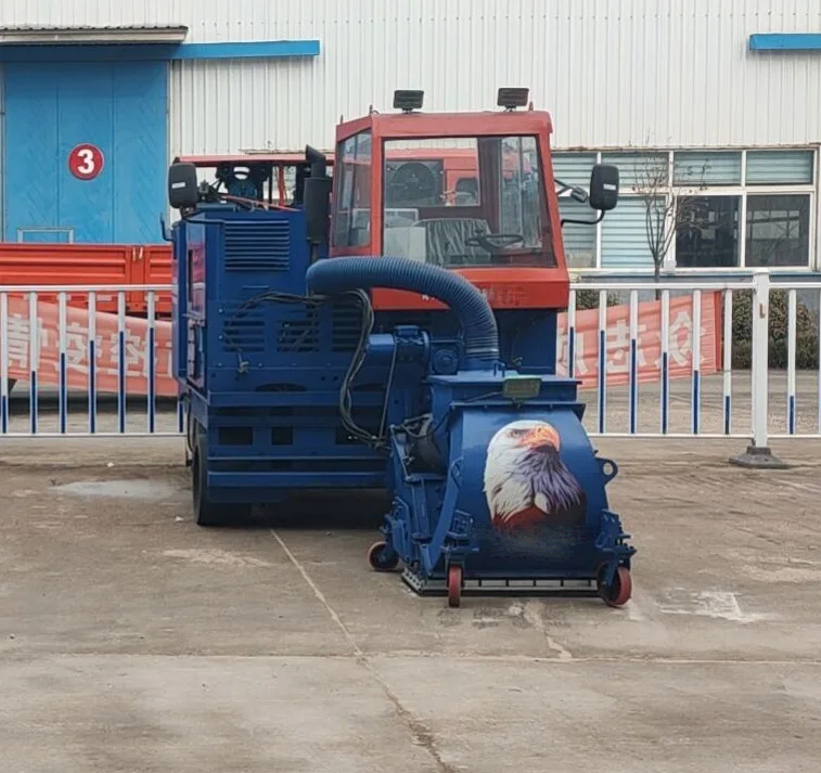Vehicle mounted driving shot blasting machine Driving Type Horizontal Movable Floor Shot Blast Machine