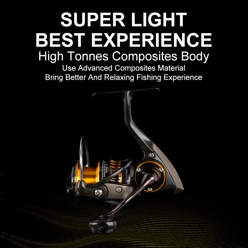 ATOM Fishing Reel Spinning Micro Small Fish Metal Ball Grip Spool 5.2:1 Saltwater Fresh Spinning Wheel Shallow Spool Factory