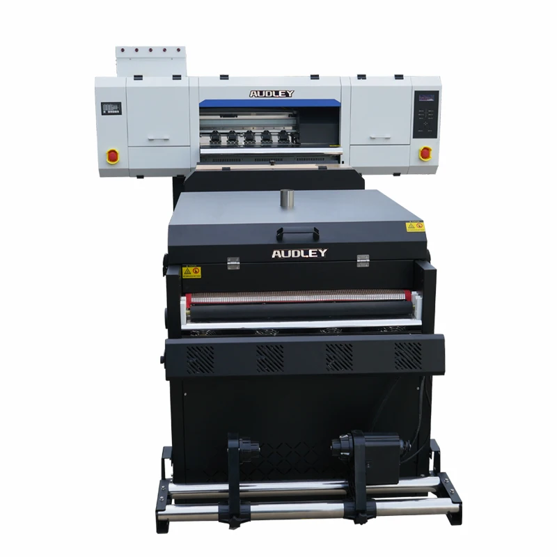 Audley 4 head  digital printer dtf  t shirt printing machine 60cm eps i3200 dtf printer supplier