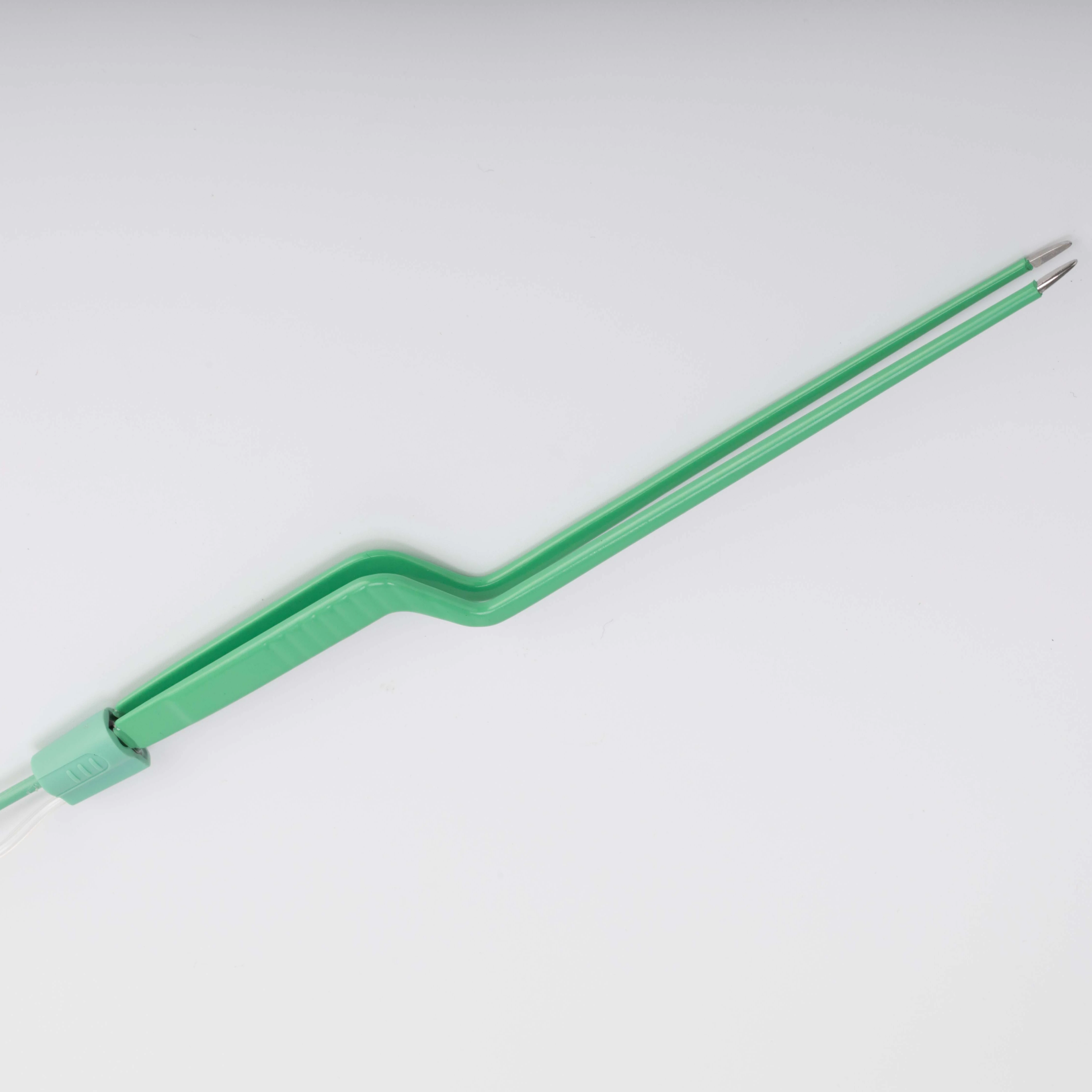 OBS CE Marked Surgical Disposable Coagulation tweezers Medical Electrosurgical (ESU) Bipolar Forceps