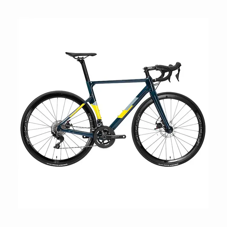 VESUVIO Original Carbon Fiber Road Bike 22 Speed 700C Complete Carbon Frame Fork Racing Bicycle OEM Disc Brake Race Bike