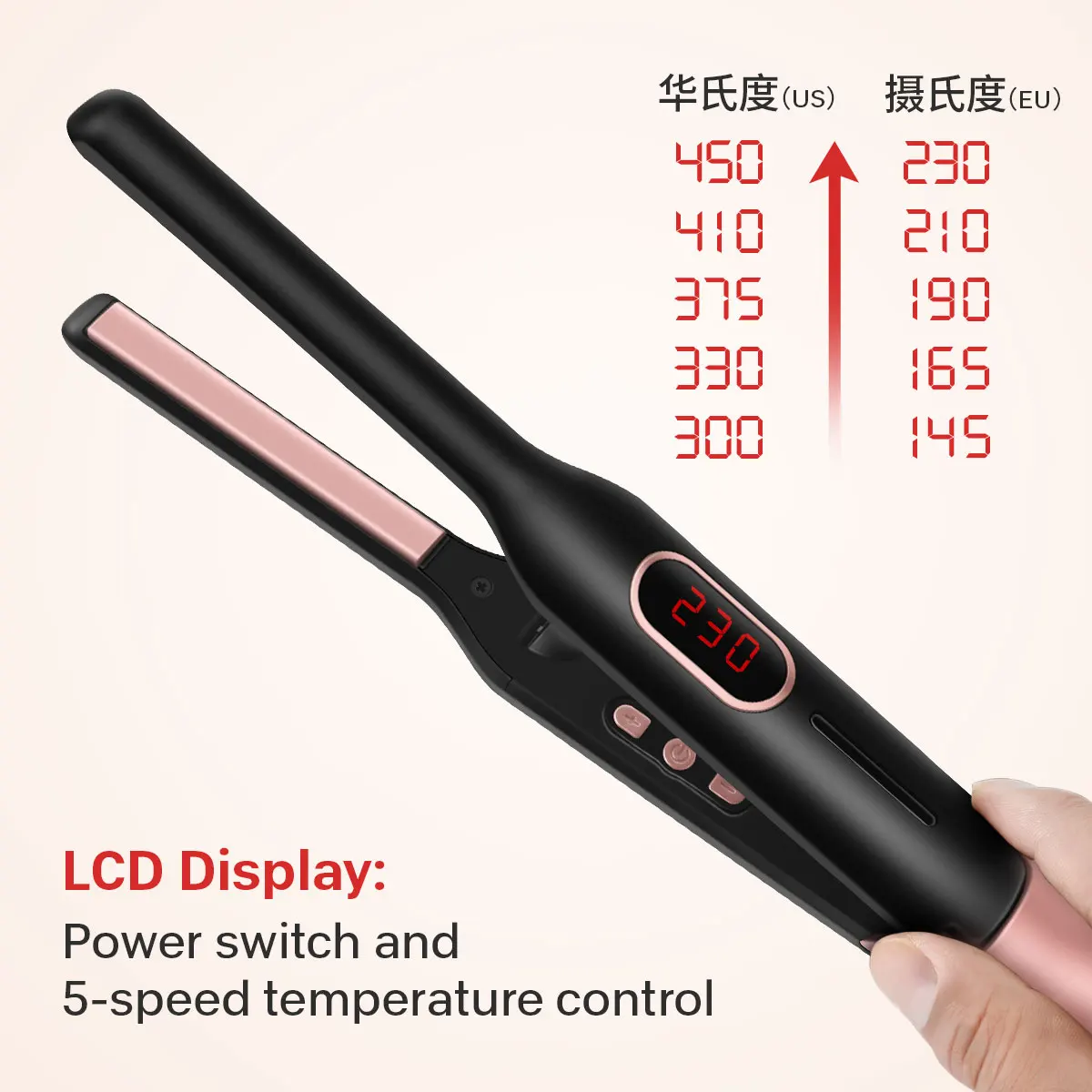New Arrival Private Label Fast Titanium Ultrasonic Hair straightener Personalized Infrared Cold Flat Iron Hair Care