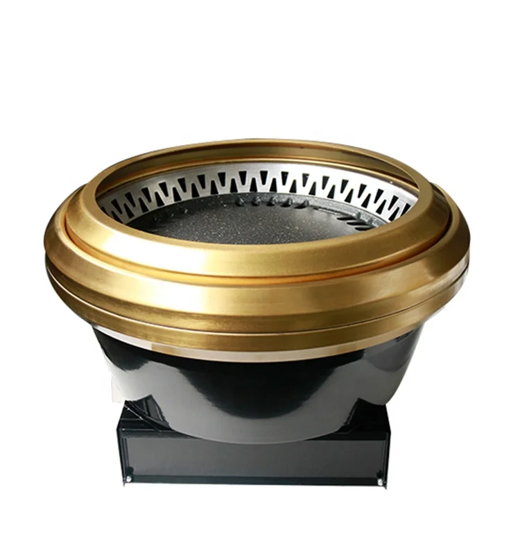 Yawei 405 Korean smokeless electric oven, commercial circular embedded barbecue oven