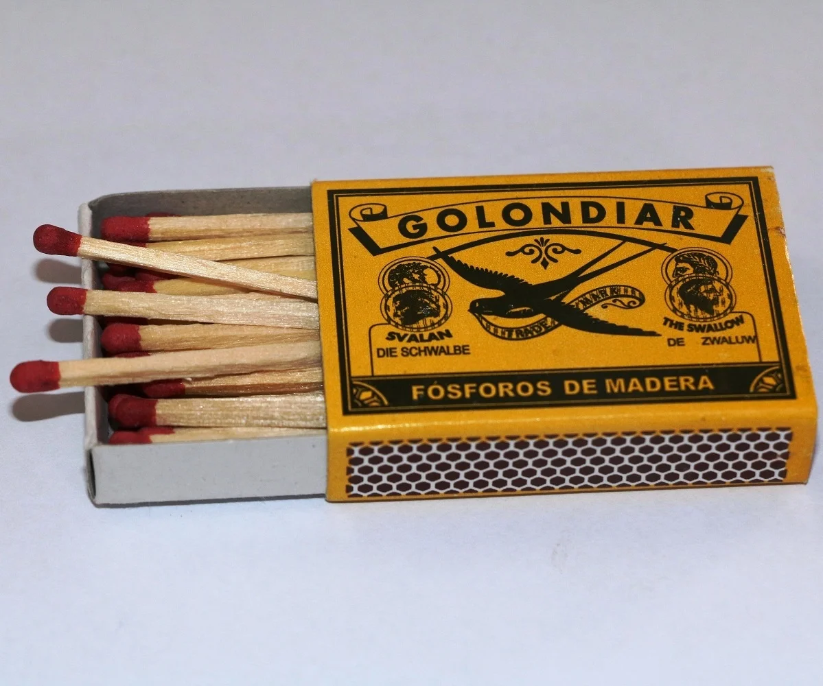 High Quality Safety Matches from India Colorful Printed Logo Paper Wood Cardboard Material for Household Use