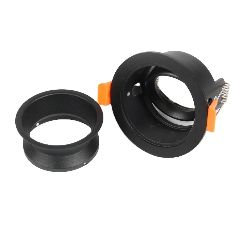 
Round led downlight cutting 75MM parts gu10 mr16 smd cob led downlight housing fixture 