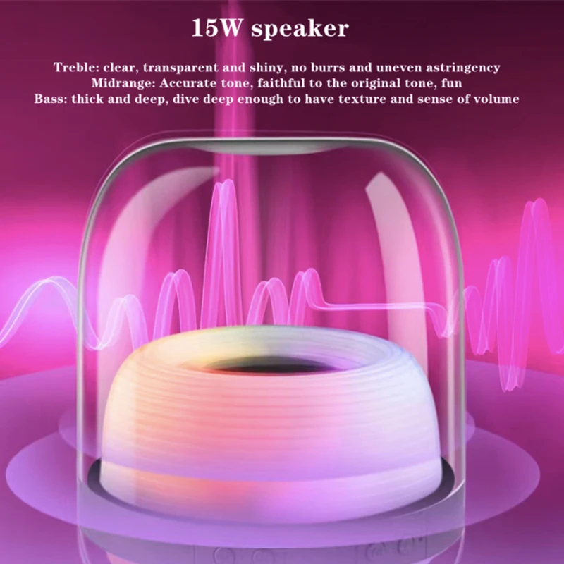 2023 TF card speaker new best selling products mini gift BT LED wireless speaker