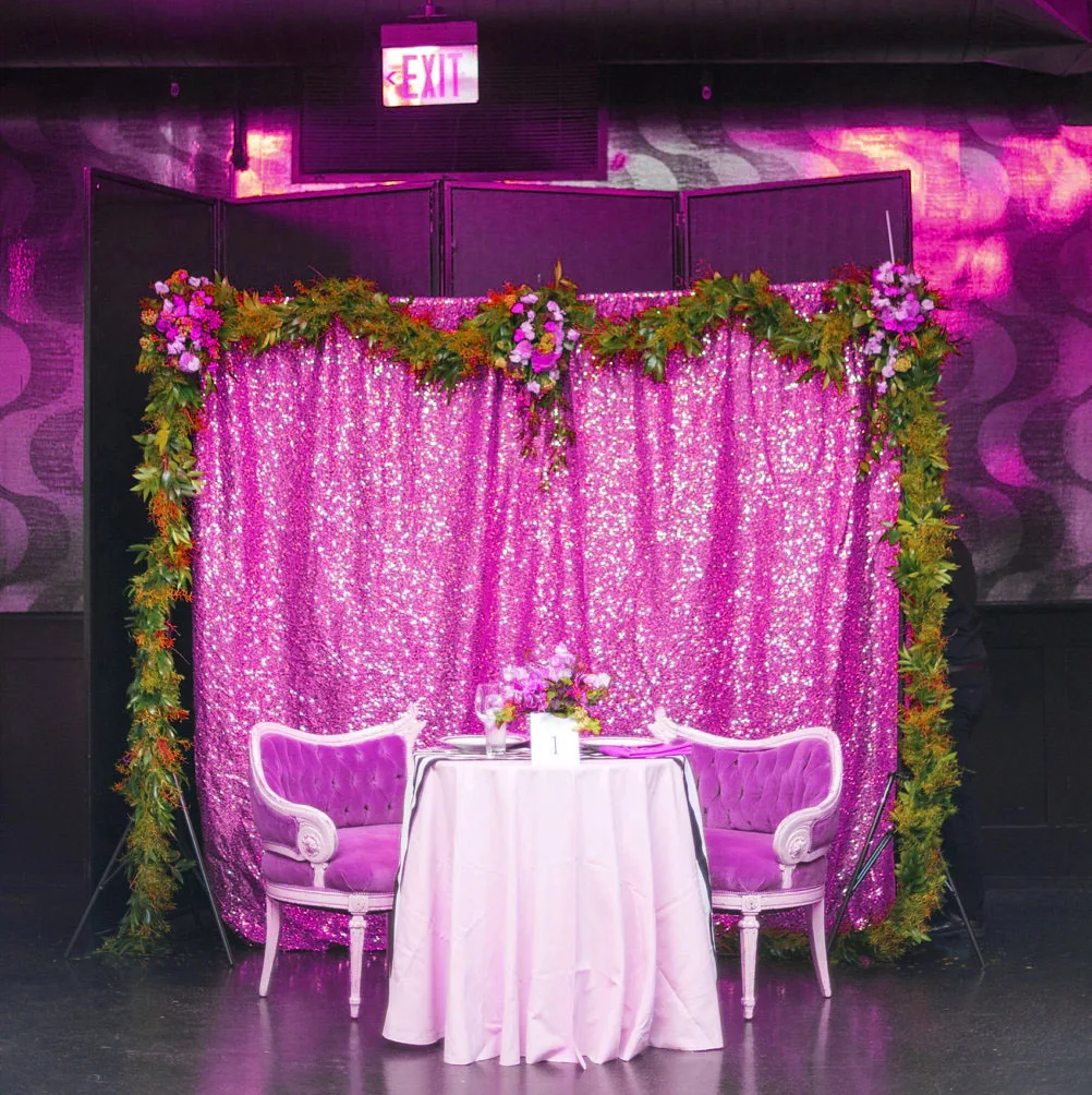 
Shiny Beautiful Sequin Backdrop Cloth Party Wedding Photo Booth Background Decor Sequin Curtains 