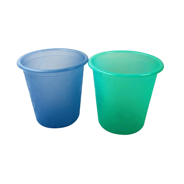 Factory Direct Plastic Round Trash Bin Garbage Waste Bin