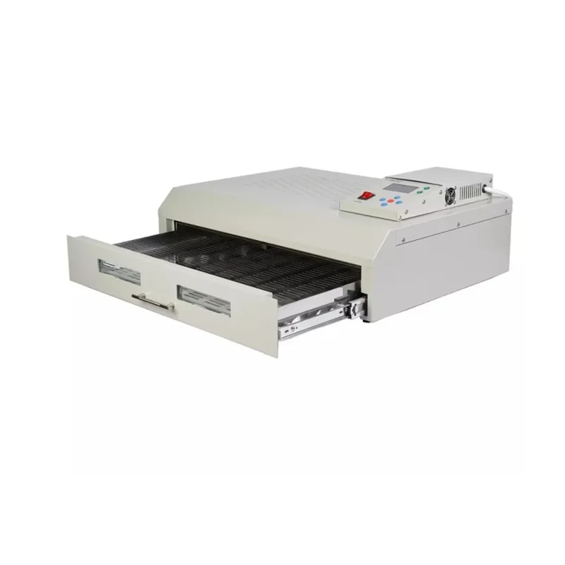 reflow oven QR962C Automatic SMT soldering machine lead-free desktop smd reflow oven QR962C