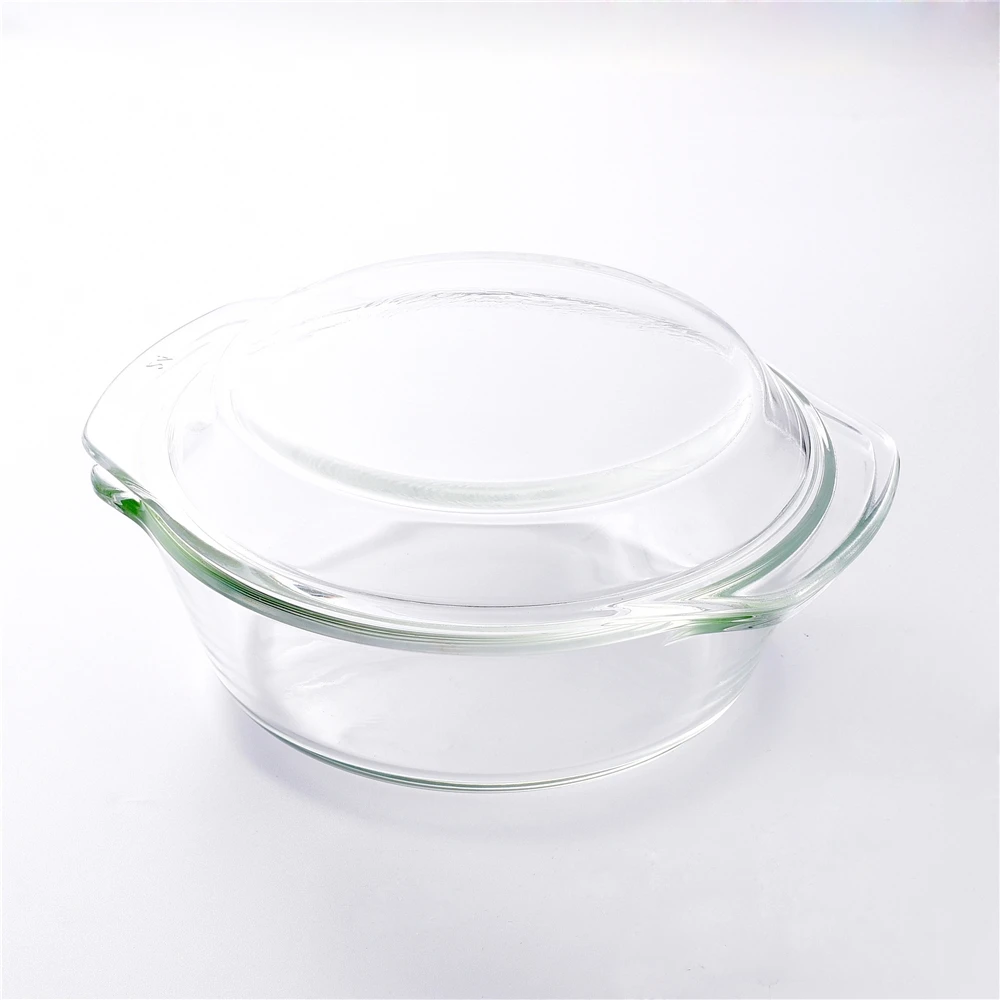 
high borosilicate glass ceramic cooking pot with CE certificate 