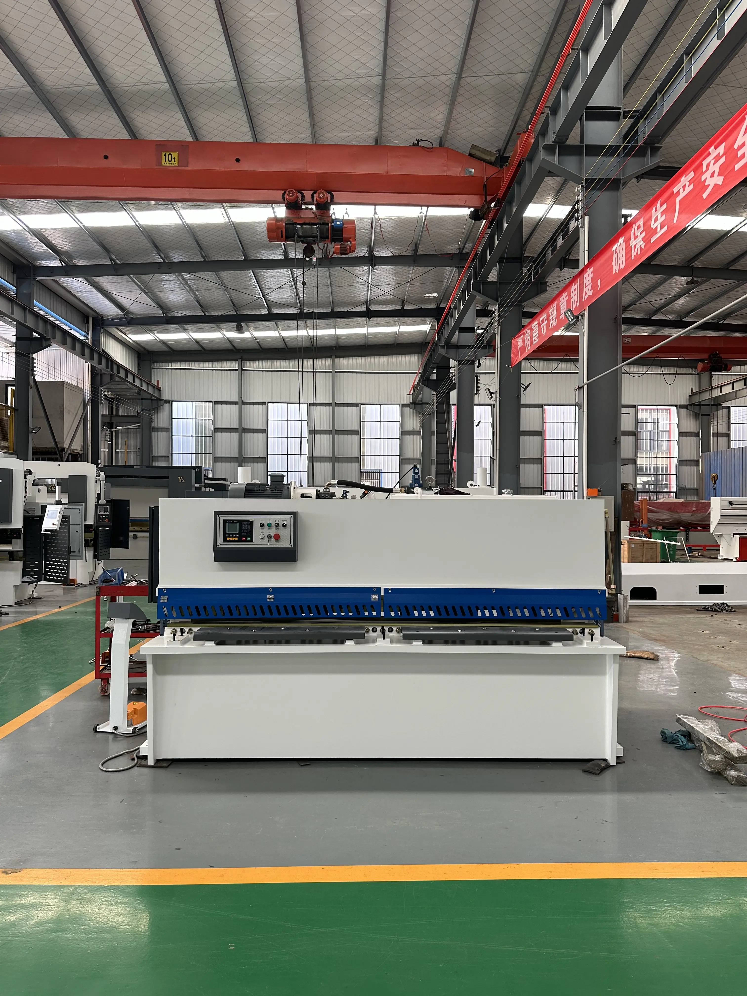QC12Y-4X3200 nc E21 controller hydraulic swing shears machine