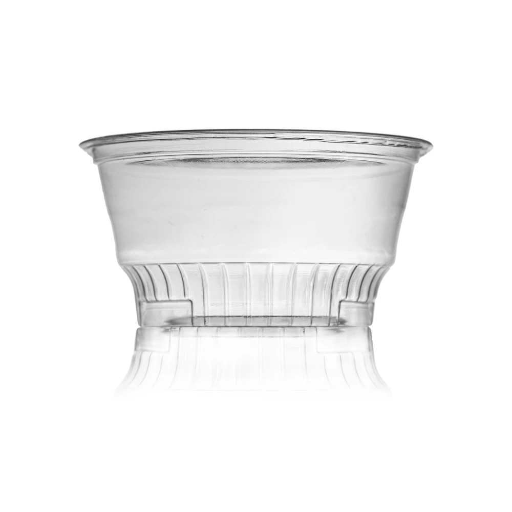 200 ml Clear biodegradable disposable PLA Cups for Ice Cream Dessert expresso coffee Cups Snack Bowl