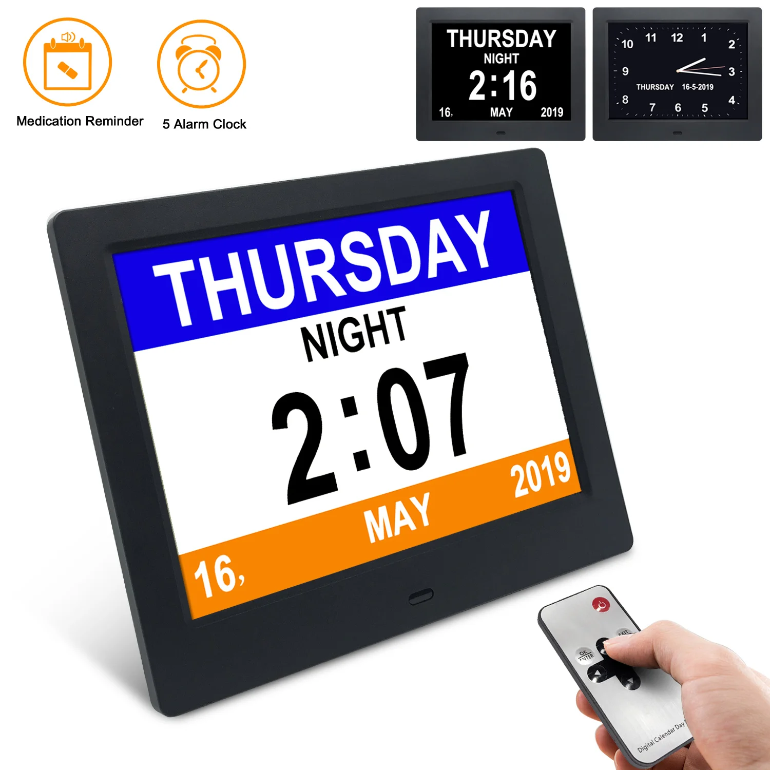 Smart Creative Wall Digital F30 White Digits Church Hospital Electronic For Module Sublimation Masive Closter Clock Frame Clock