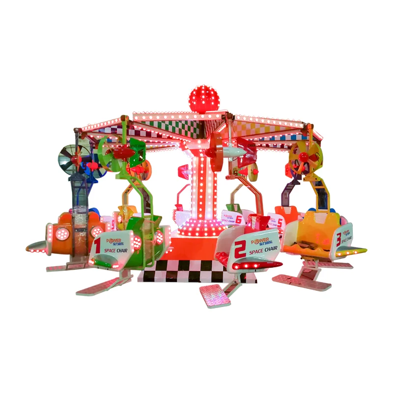 Factory Price 20 seats space chair Amusement Park RIde Flying Chair|Outdoor Theme Park Equipment Swing Kids Ride For Sale