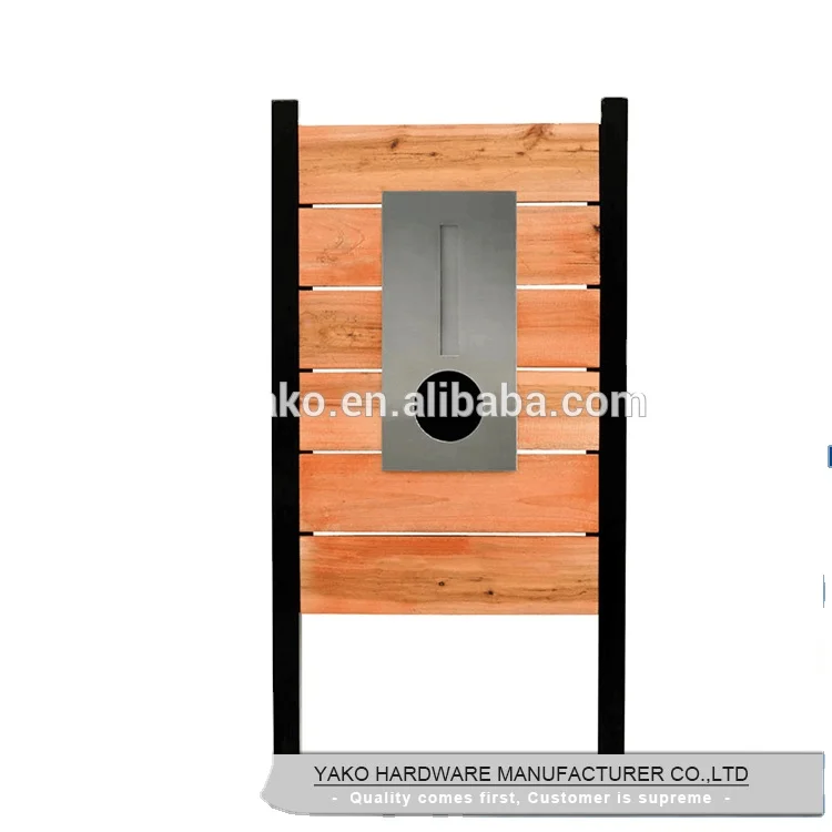 Австралийский рынок, деревянный почтовый ящик из нержавеющей стали с шестом