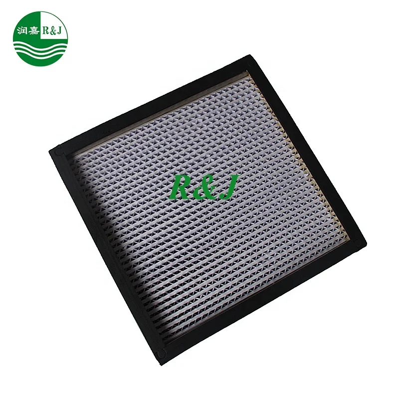 Clean-Link H14 panel mini pleated filter hepa filter for air conditioner filters