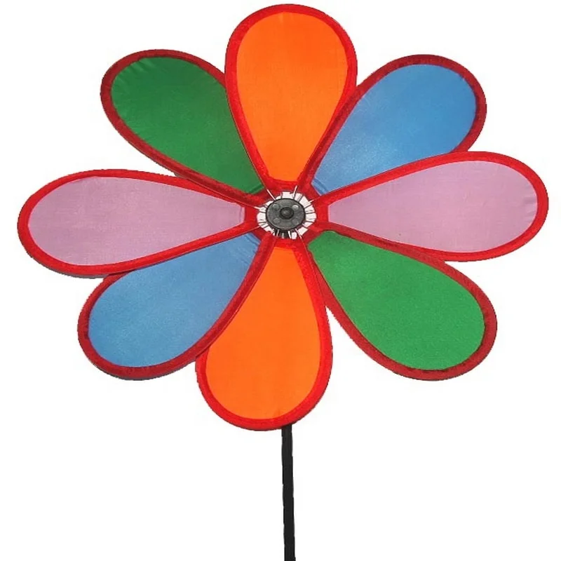 Двойное колесо, 12 лепестков, Радужный цветок, украшение