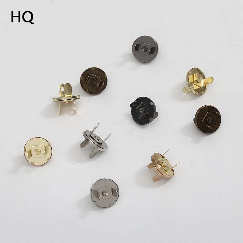 Wholesale Handbag Hardware 14mm*1.8mm Thin Magnetic Snap Round Magnets Button For Clothing Handbag