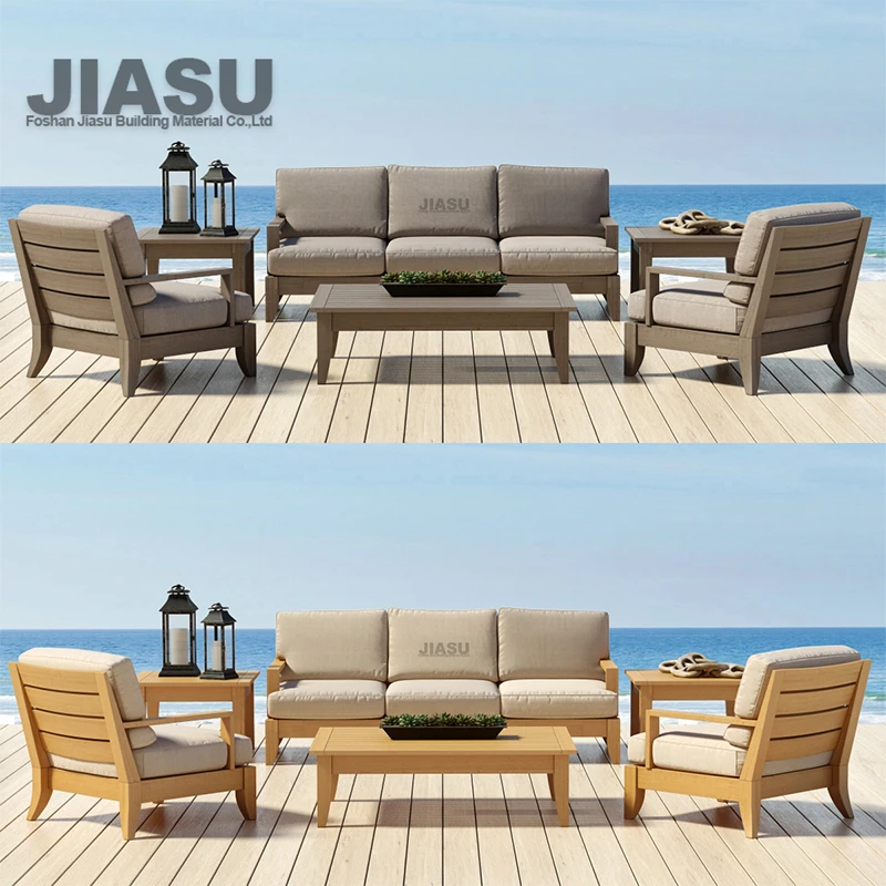 Outdoor Office Aluminium Furniture Aluminum Balcony Bench Black Patio Cafe Corner Natural Rattan Sofa Set