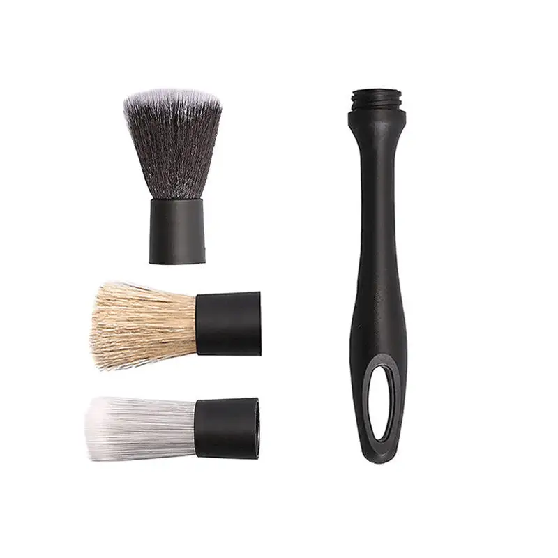 Ultra Soft Car Brush Set Soft car detailing brush set Auto hot selling wheel brushes 3pcs Car Wash Auto Cleaning