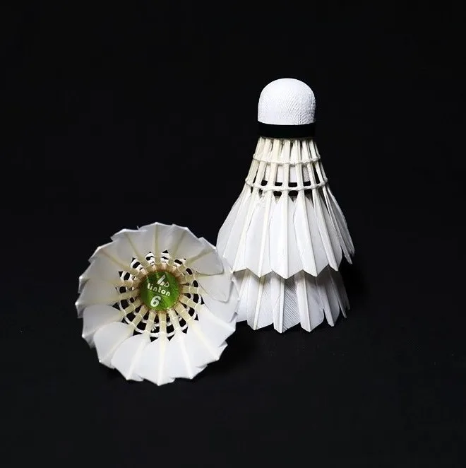 Durable Custom Logo First Class Duck Feather Best Sports Hot Sale Training Badminton Shuttlecock