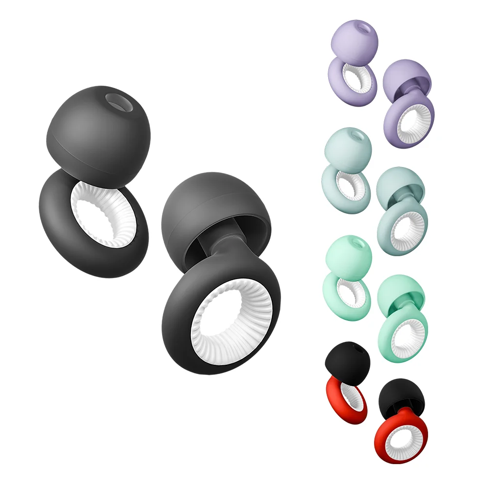 Hot Sale 2024 Sleeping Soundproof Music Party Earplugs women anti noise for concert,swimming,work and unique new ear plug case