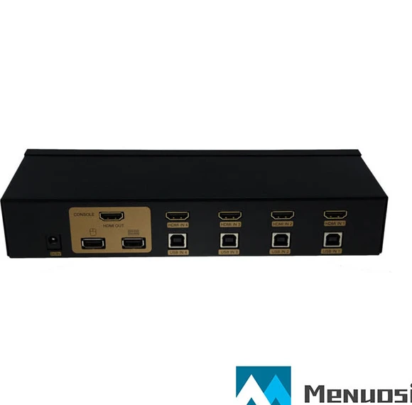 Компьютер 4x1 HD MI KVM SWITCH 4K HDR DOBY HDCP 2 USB