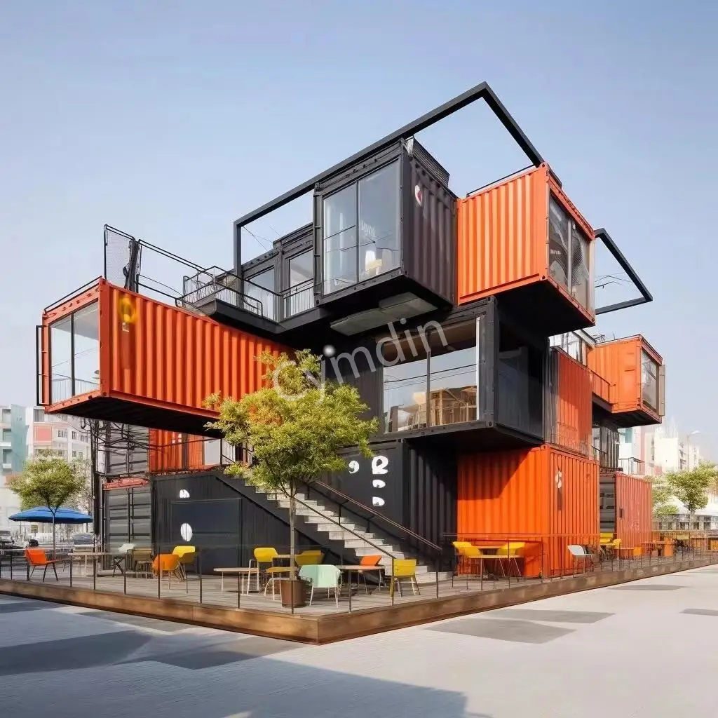 Cymdin Best-Selling Custom Steel Structure Container Modern Chinese Green Travel Convenient Modular Trailer House Apartment Shop