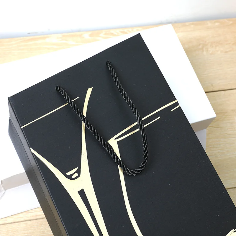 Wholesale printed wine bags wine bottle gift packaging paper bag