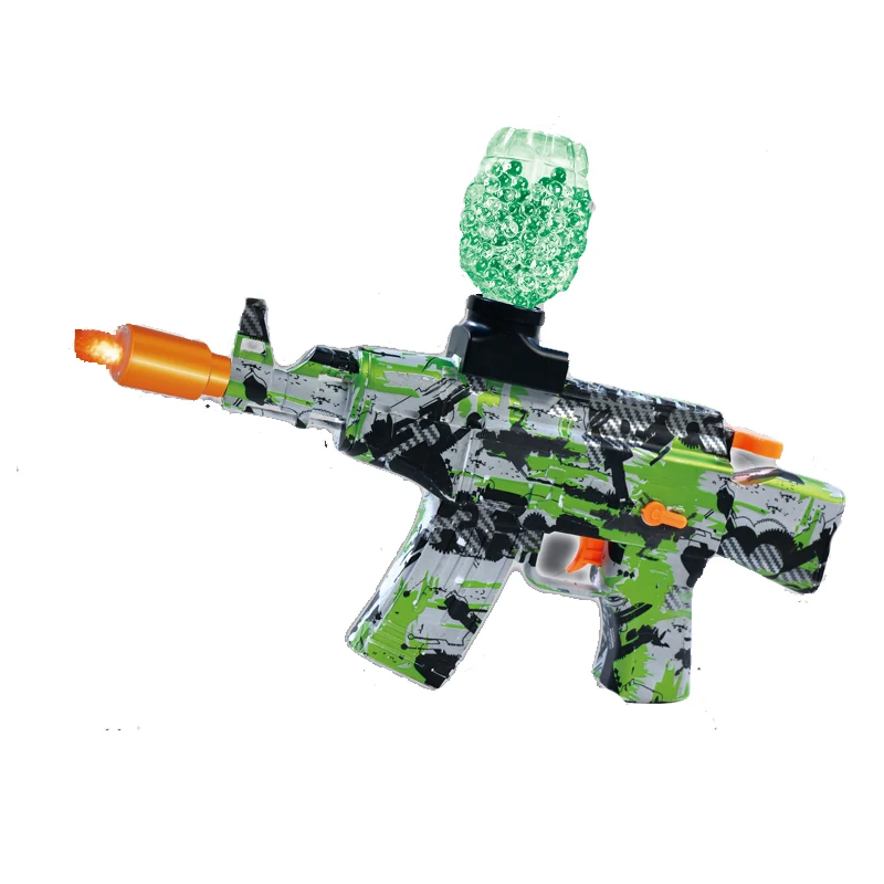 Glow Gel Gun Automatic Splatter Ball Blaster with Glow in The Dark for Outdoor