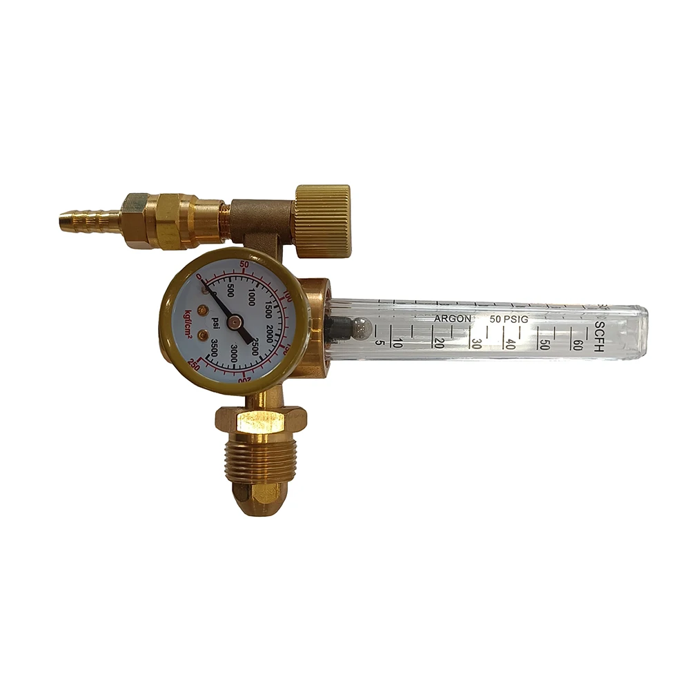 Manufacturer CGA580 Inlet  Industrial Welding/Cutting Flow Meter Argon/CO2 Gas Regulator