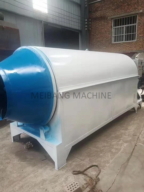 Biomass sand rotary drum dryer high capacity agricultural rotary drum 15 ton batch grain dryer industrial grain drum dryer