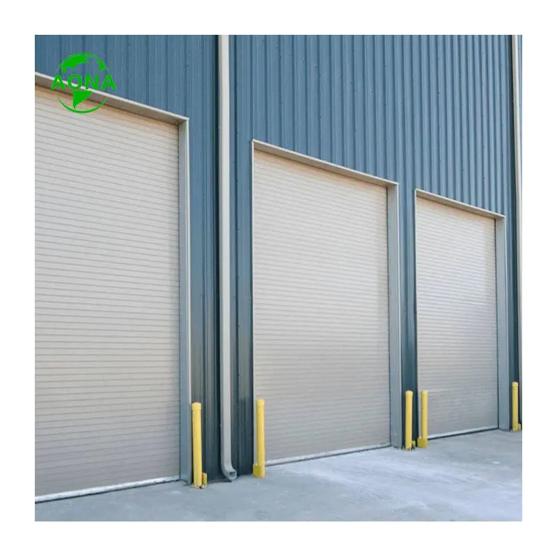 Customized Thermal Insulation Automatic Roll Up Door With Infrared Ray