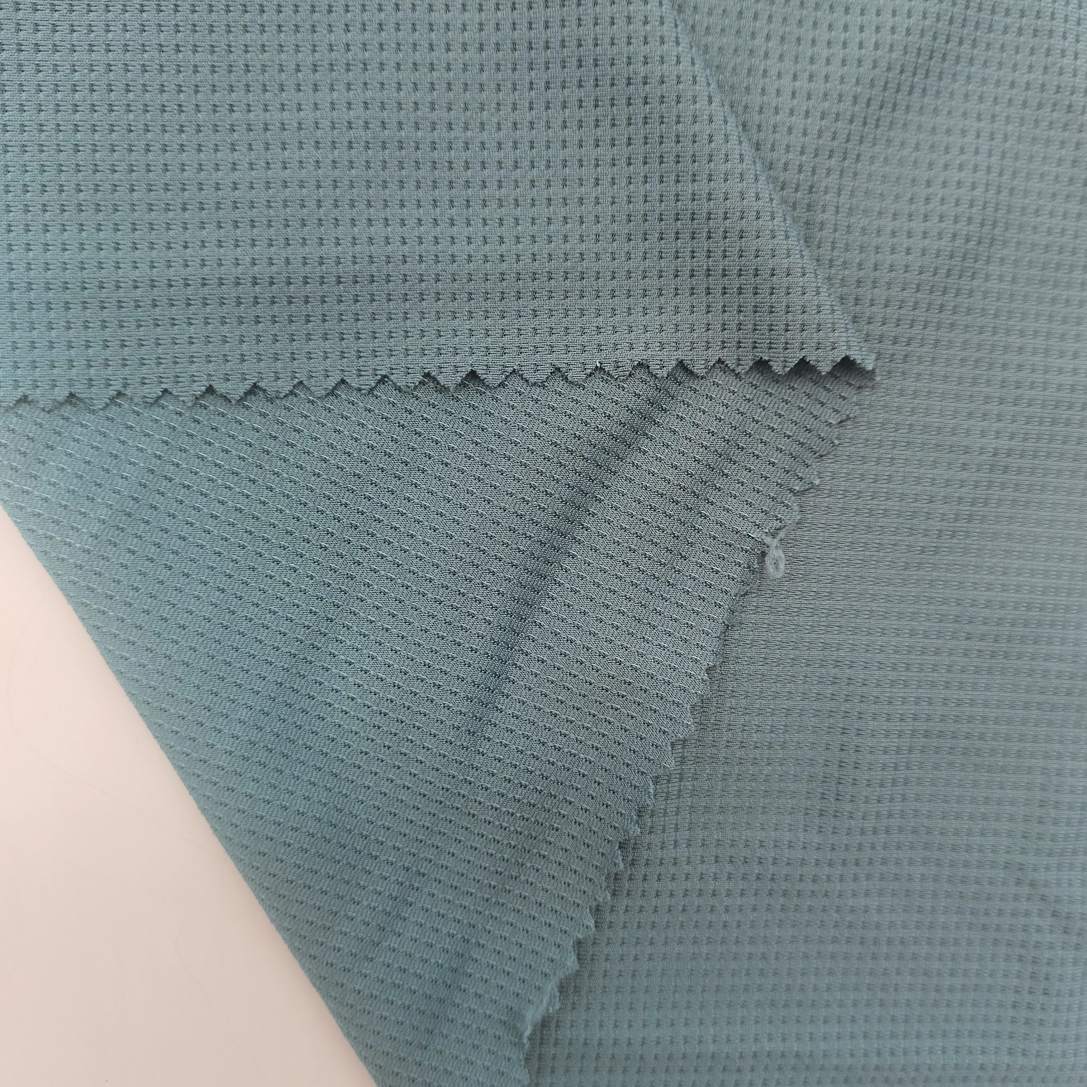 High Quality  90 Polyester 10 Spandex Sports Performance Honeycomb Mesh Fabric