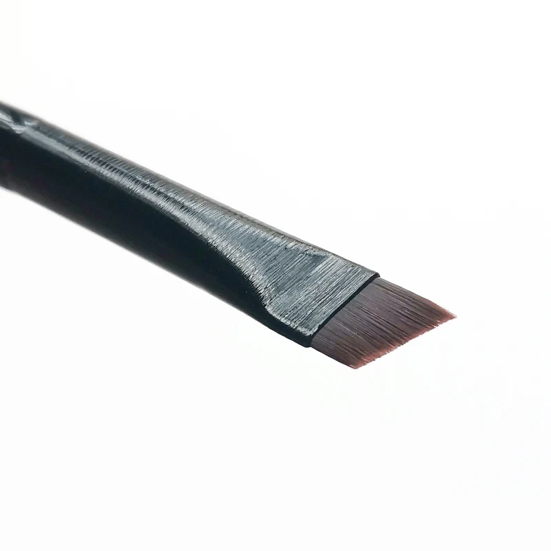 Wholesale Eyebrow Eyeliner Brush Angled Flat Eyebrow Comb Professional Beauty Makeup Brushes For Lash Eye Brow Brush