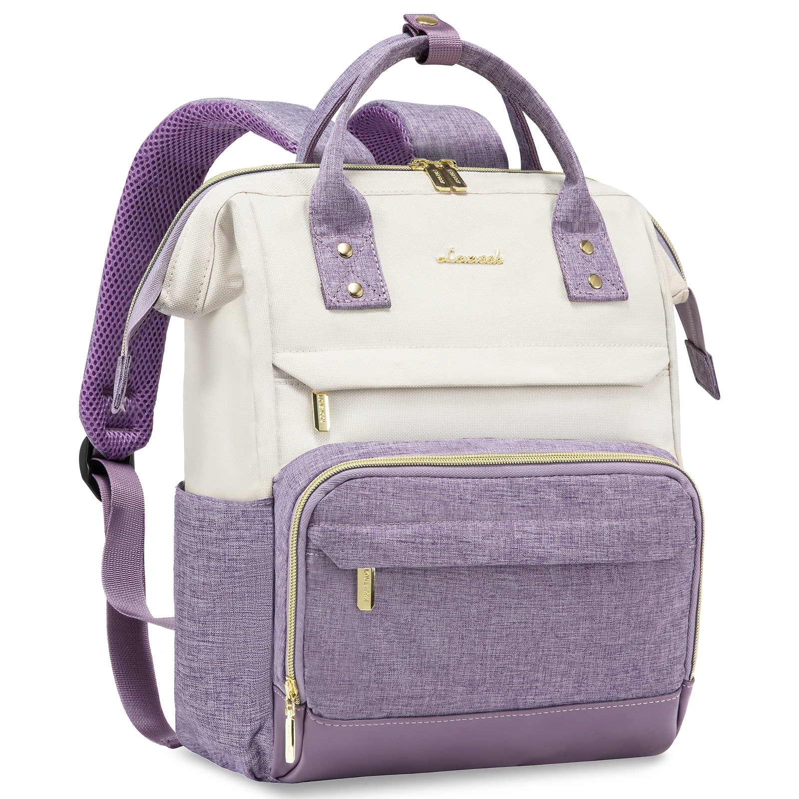 LOVEVOOK 13 14 Inch stylish women cute backpack oem customized wholesale smart kid backpack school bags teenager backpack 2024