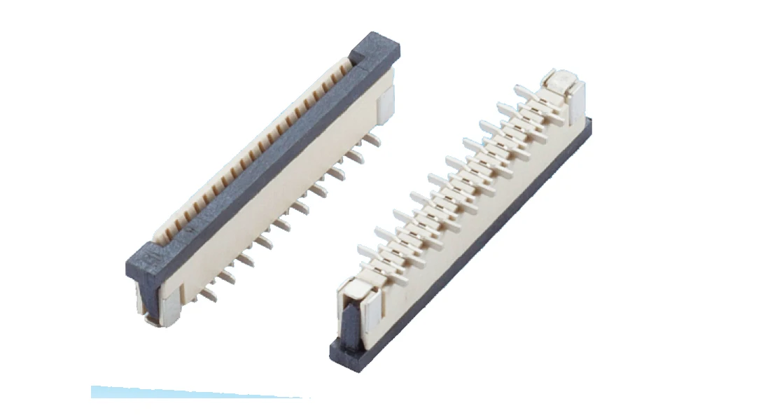 Hot sale  mol-x equivalent 1.00mm Single and Dual SMT DIP straight connector