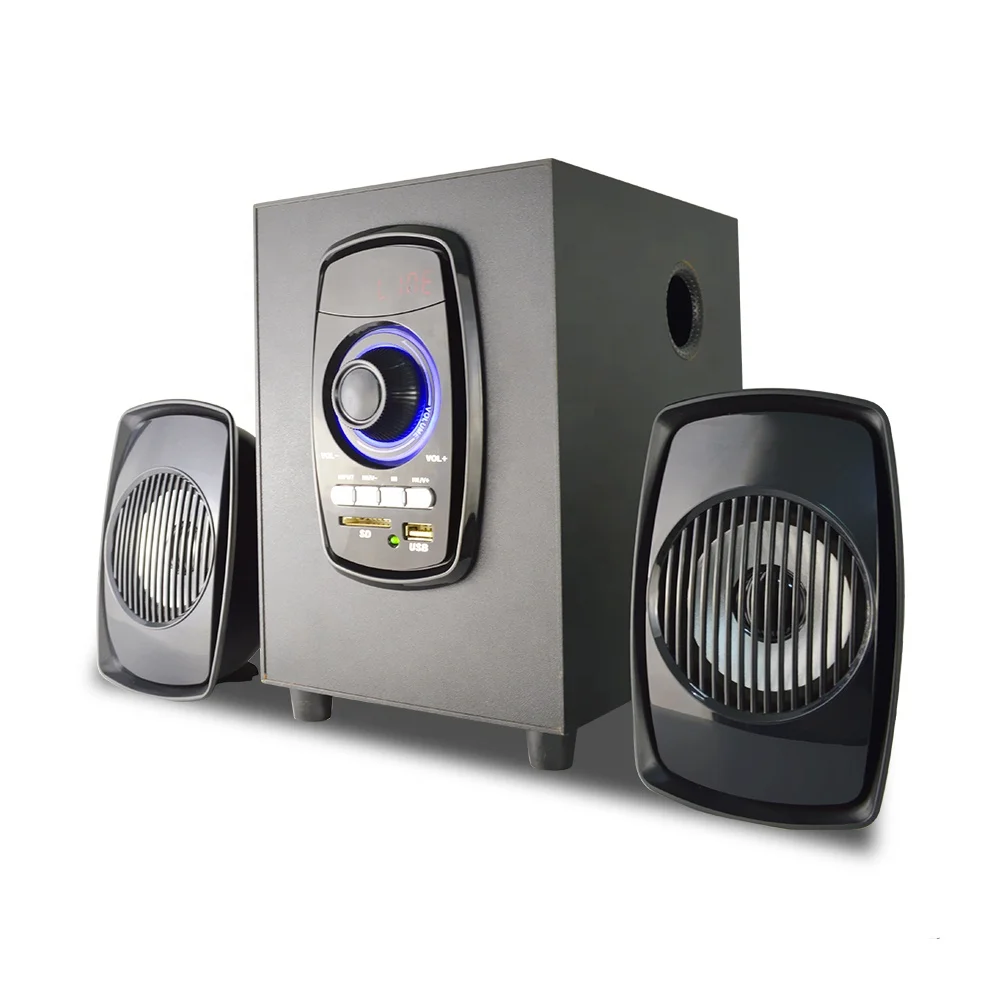 2018 горячая Распродажа 2,1 мультимедийный динамик с системой домашнего кинотеатра стереосистема для компьютера ТВ DVD