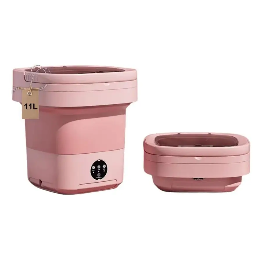 8L Portable Small Foldable Washing Machine Laundry Machine Combo With Dryer Pump Portable