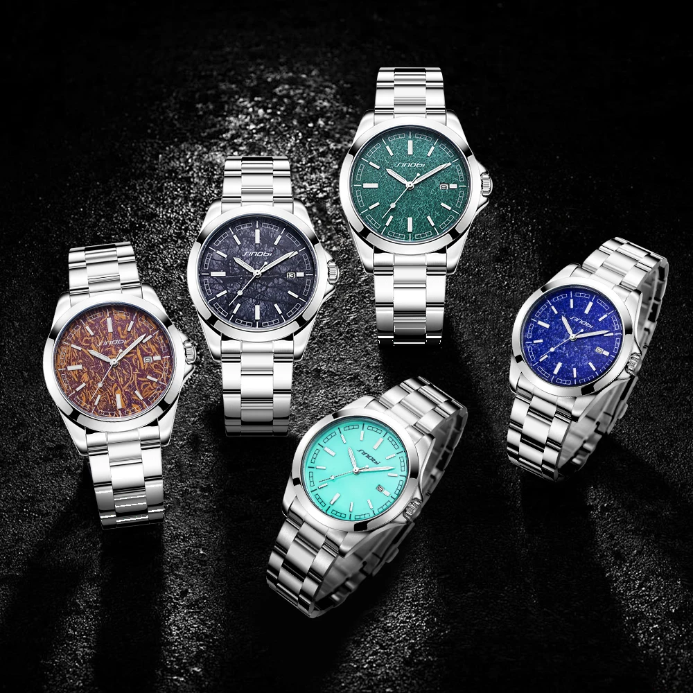 Quartz Watches Embrace Unique Dial Designs Fashion Calendar Watch for men