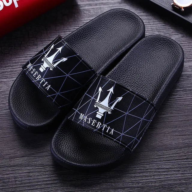 2022 Fashion Slippers For Men In South Korea Men Slides Sandals Shoes Bedroom And Beach Men Slipper