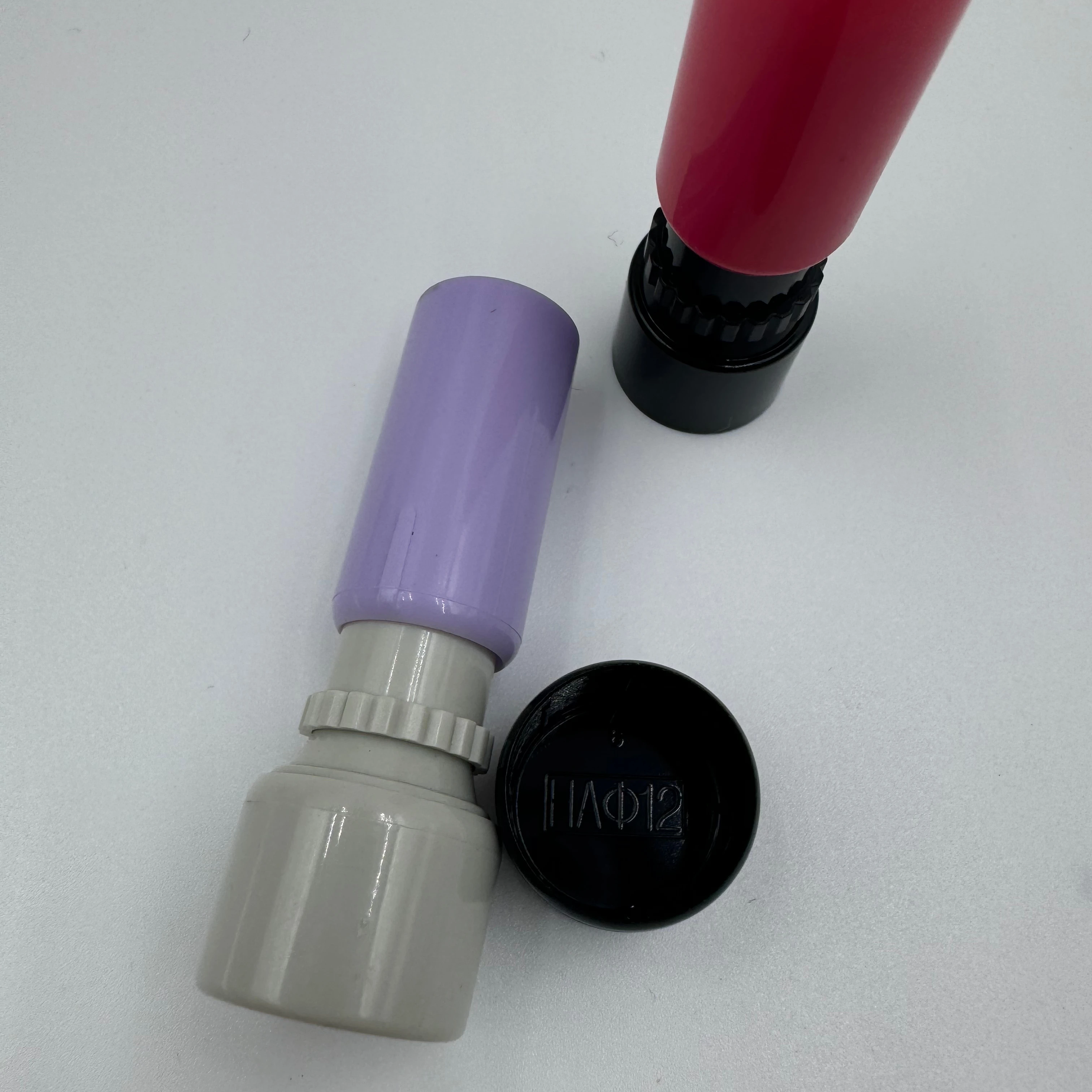 12mm round name flash stamp